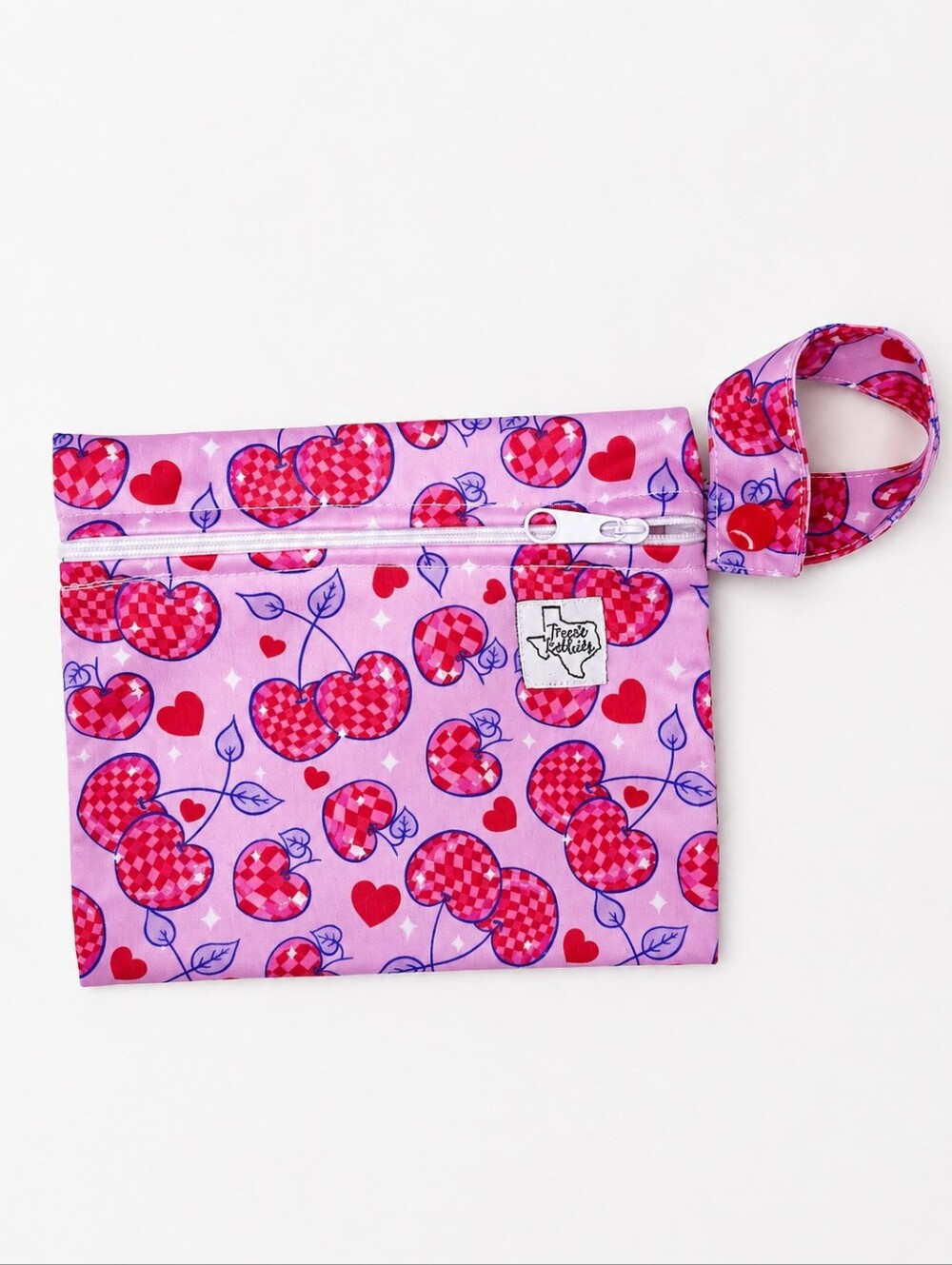 Cherry Print Wet Bag